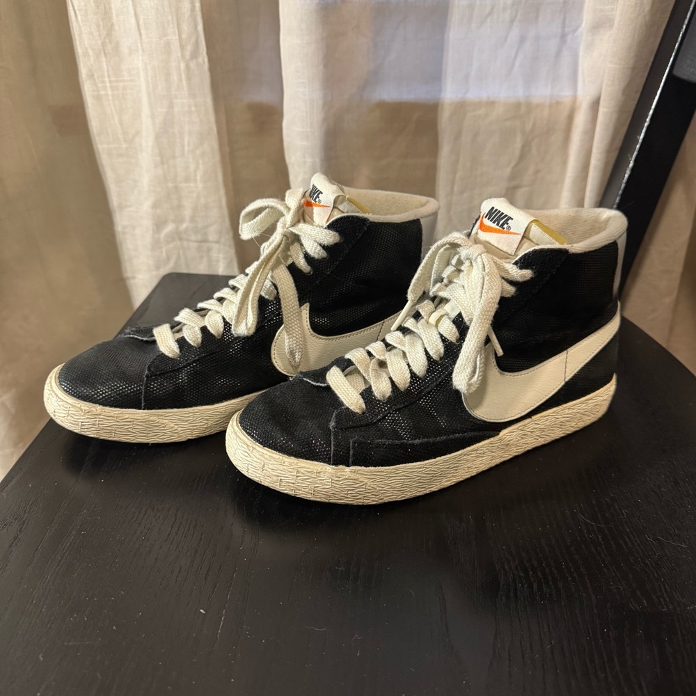 Nike Shoes Blazer Black Sparkle Mid High Top - Women 7
